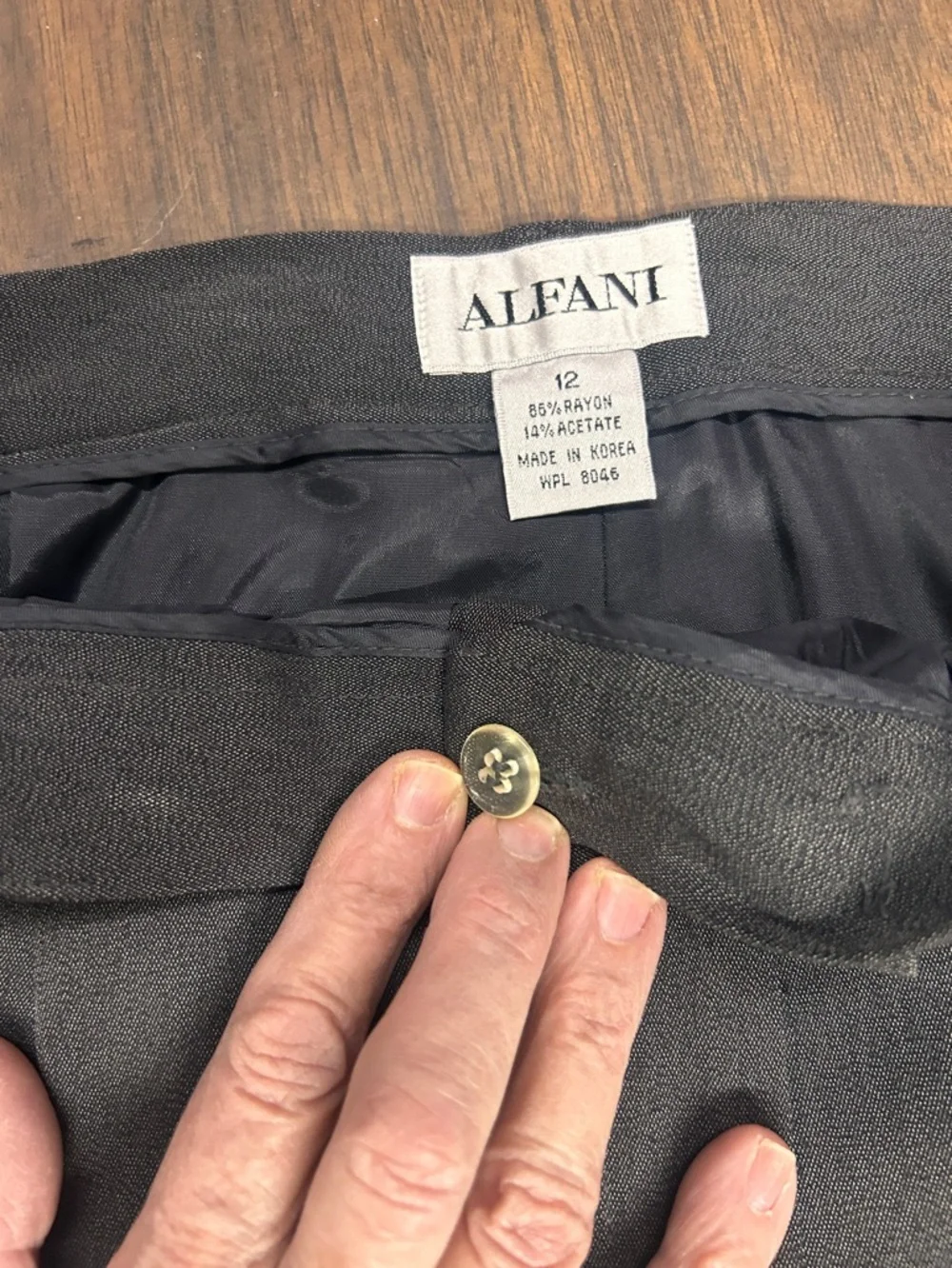 Women’s Gray Pantsuit Size 12 Classic Business Suit Blazer & Slacks